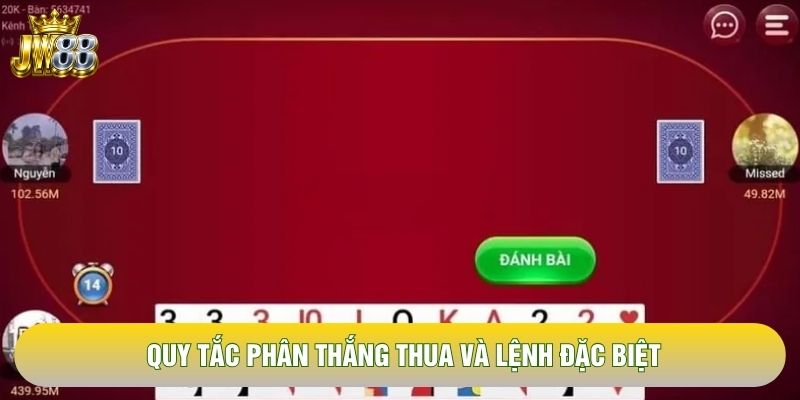 Quy tắc phân thắng thua và lệnh đặc biệt Quy tắc phân thắng thua và lệnh đặc biệt