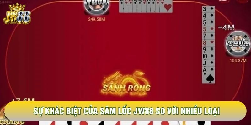 Sự khác biệt của sâm lốc JW88 so với nhiều loại Sự khác biệt của sâm lốc JW88 so với nhiều loại